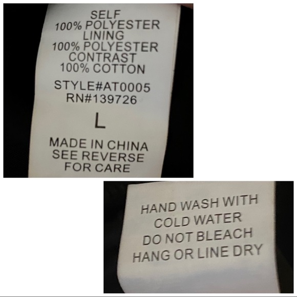 PacSun Honey Punch Black Stars Bomber Jacket, size Large, NWT - Picture 6 of 6